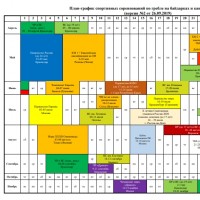 календарь 2020 предварительный